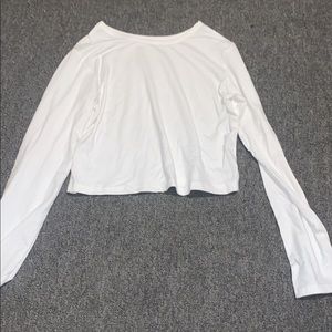 white long sleeve shirt